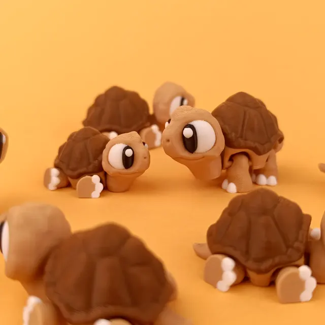 Tartarugas impressas em 3D